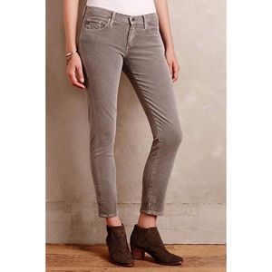 AG Stevie Ankle Slim Straight Corduroy Pants Jeans